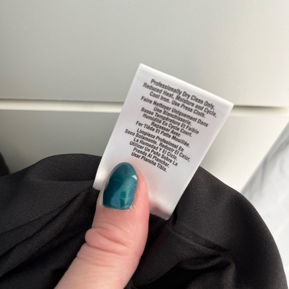 DKNYC Black cowl neck zip sleeveless top / vest goth edgy chic biker L/XL - Picture 6 of 10